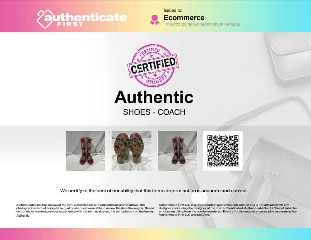 Coach Designer Bag w Matching Shoes - image 12