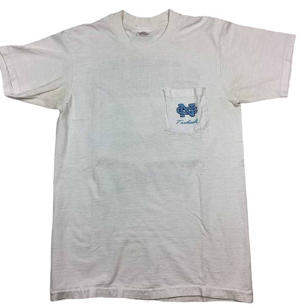 Vintage UNC Tar Heels 80s single stitch T-shirt - image 4