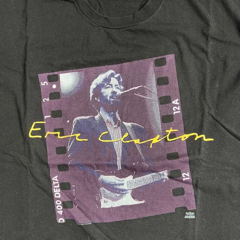Vintage 1992 Eric Clapton shirt 90s rock band tee… - image 3