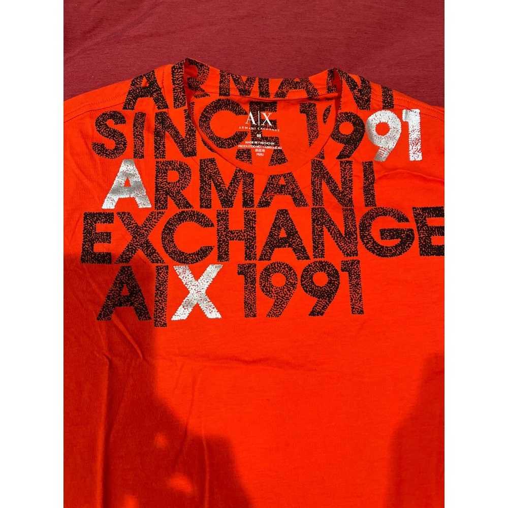 ARMANI EXCHANGE RED FOIL DOT T-SHIRT (MEDIUM) - image 3