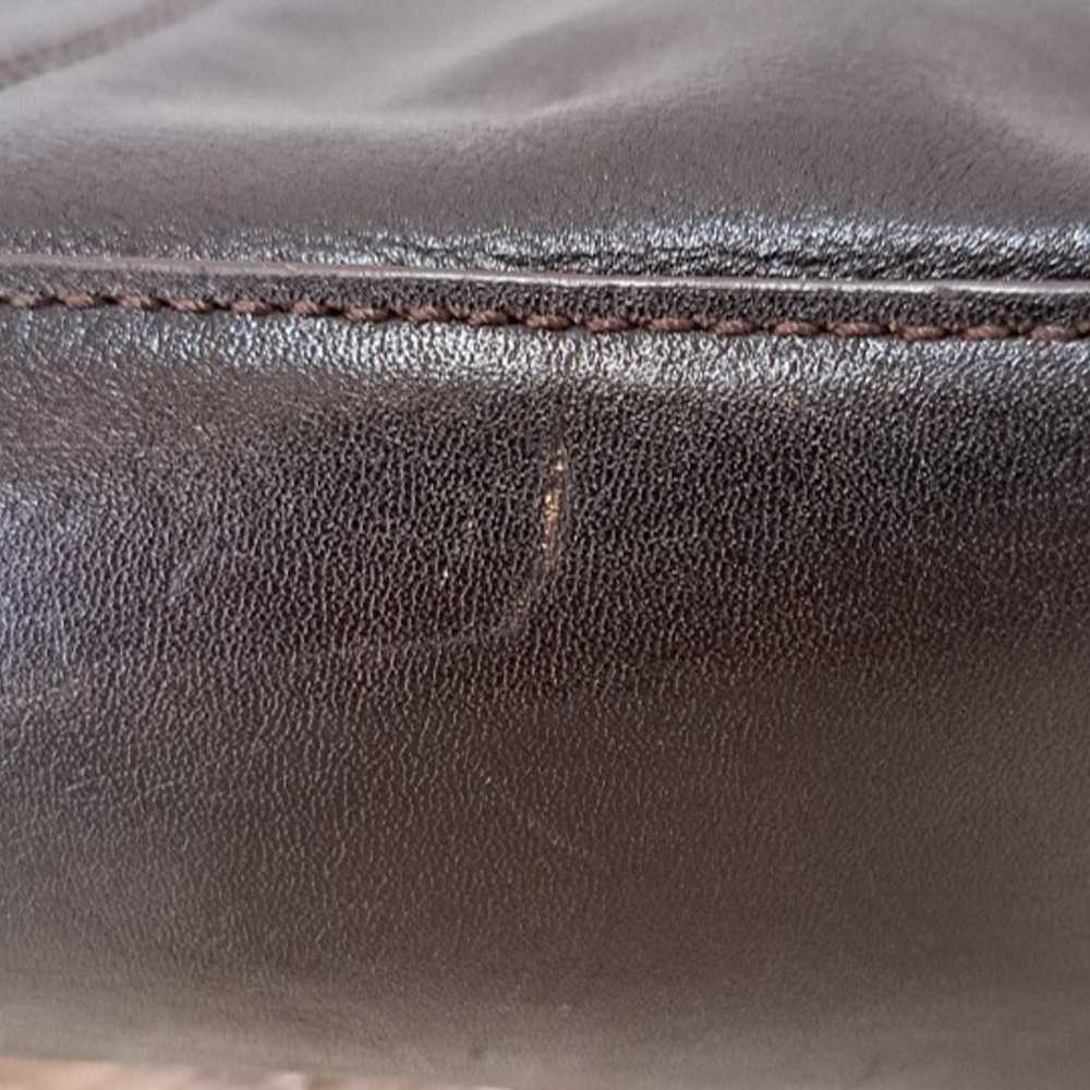Etienne Aigner Dark Brown Leather Shoulder Bag - image 12