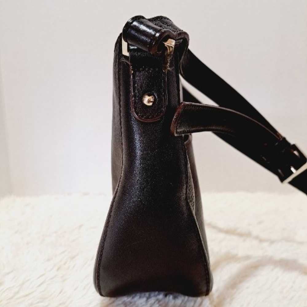 Etienne Aigner Dark Brown Leather Shoulder Bag - image 4