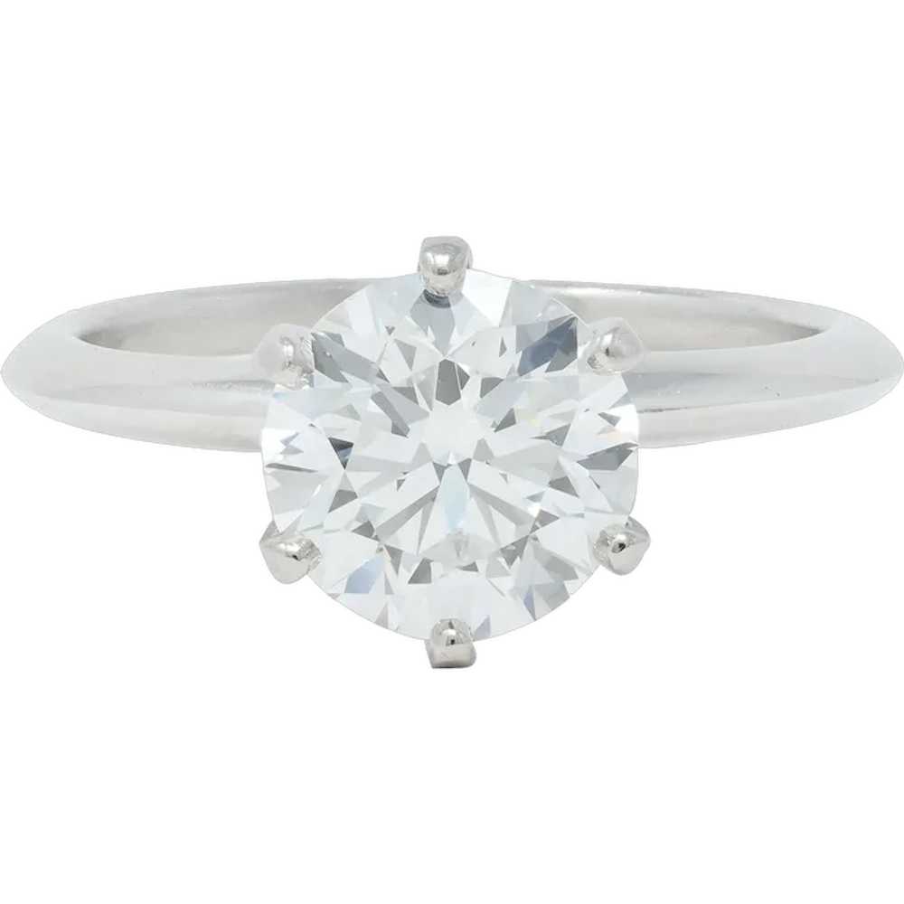 Tiffany & Co. Round Brilliant Diamond Platinum So… - image 1