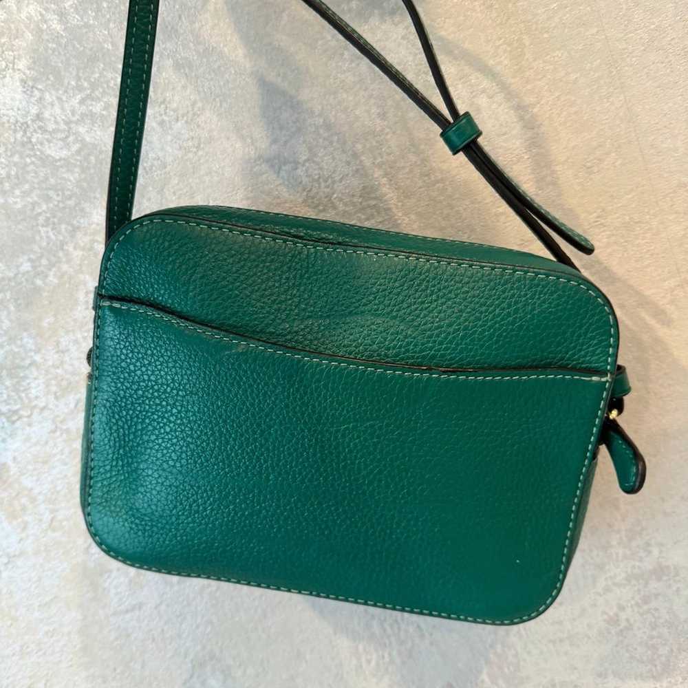 Coach crossbody leather bag in green - Designer p… - image 7