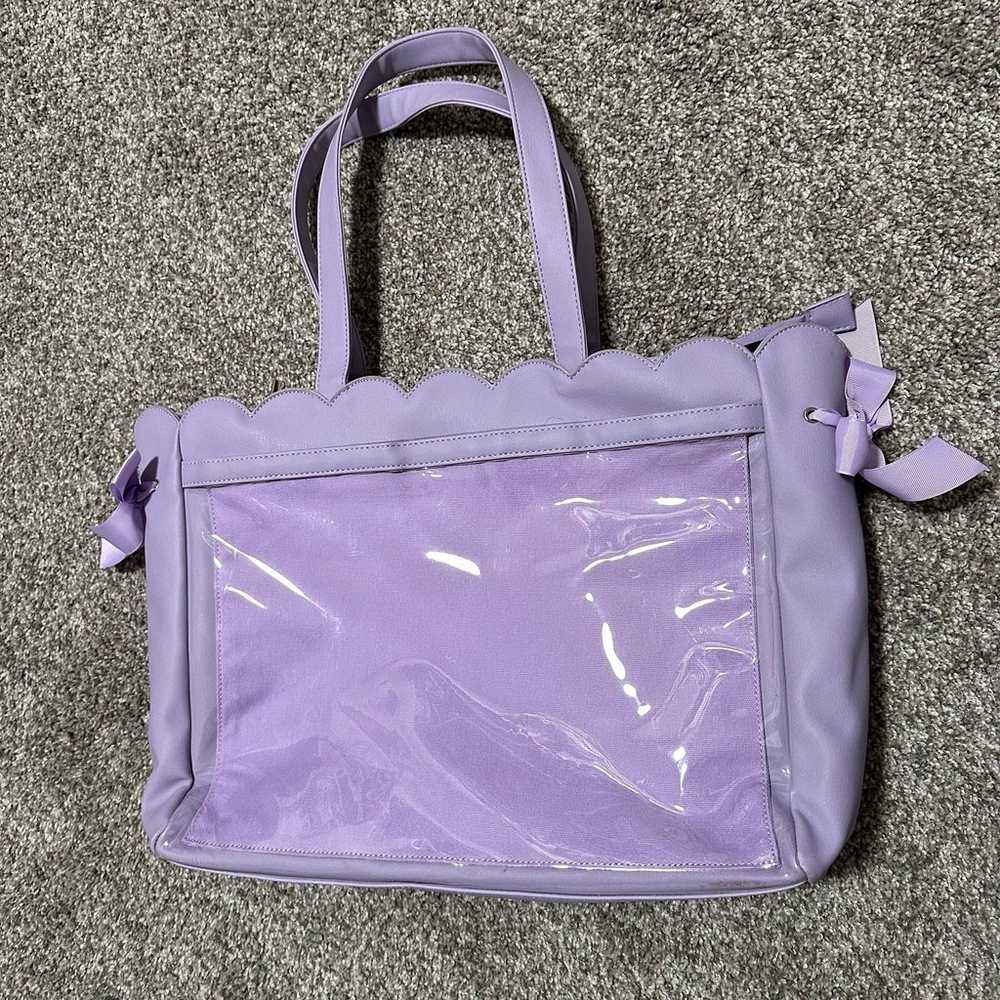 Lavender Purple Ribbon Ita Bag - image 1