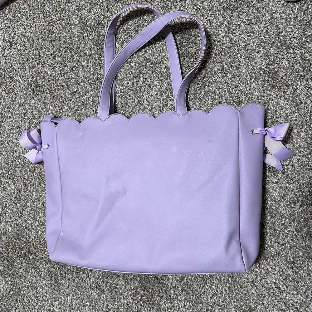Lavender Purple Ribbon Ita Bag - image 2