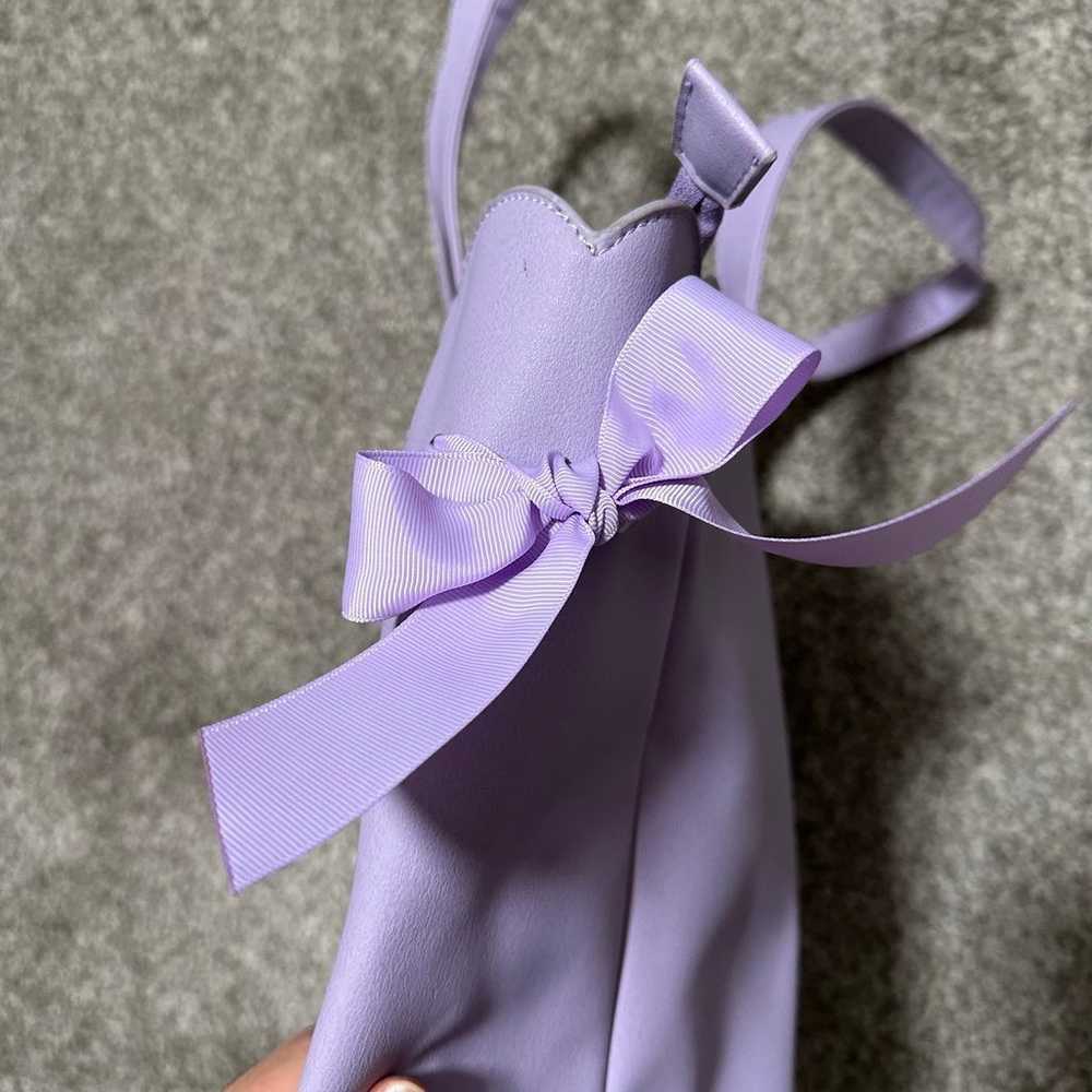 Lavender Purple Ribbon Ita Bag - image 3