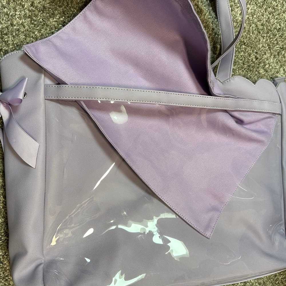 Lavender Purple Ribbon Ita Bag - image 8