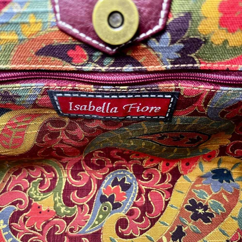 Vintage Isabella Fiore Floral Sequined Bag - image 5