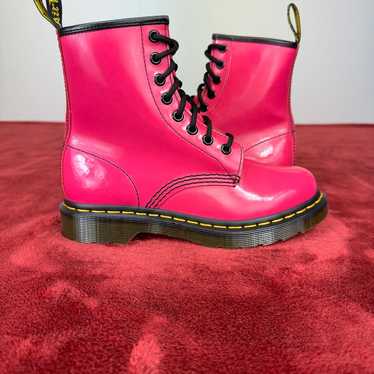 Dr Martens 1460 Patent Leather Lace Up Boots - image 1