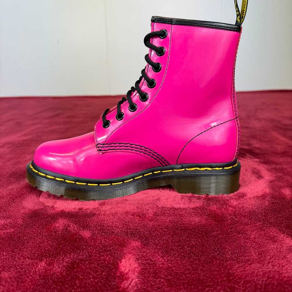 Dr Martens 1460 Patent Leather Lace Up Boots - image 8