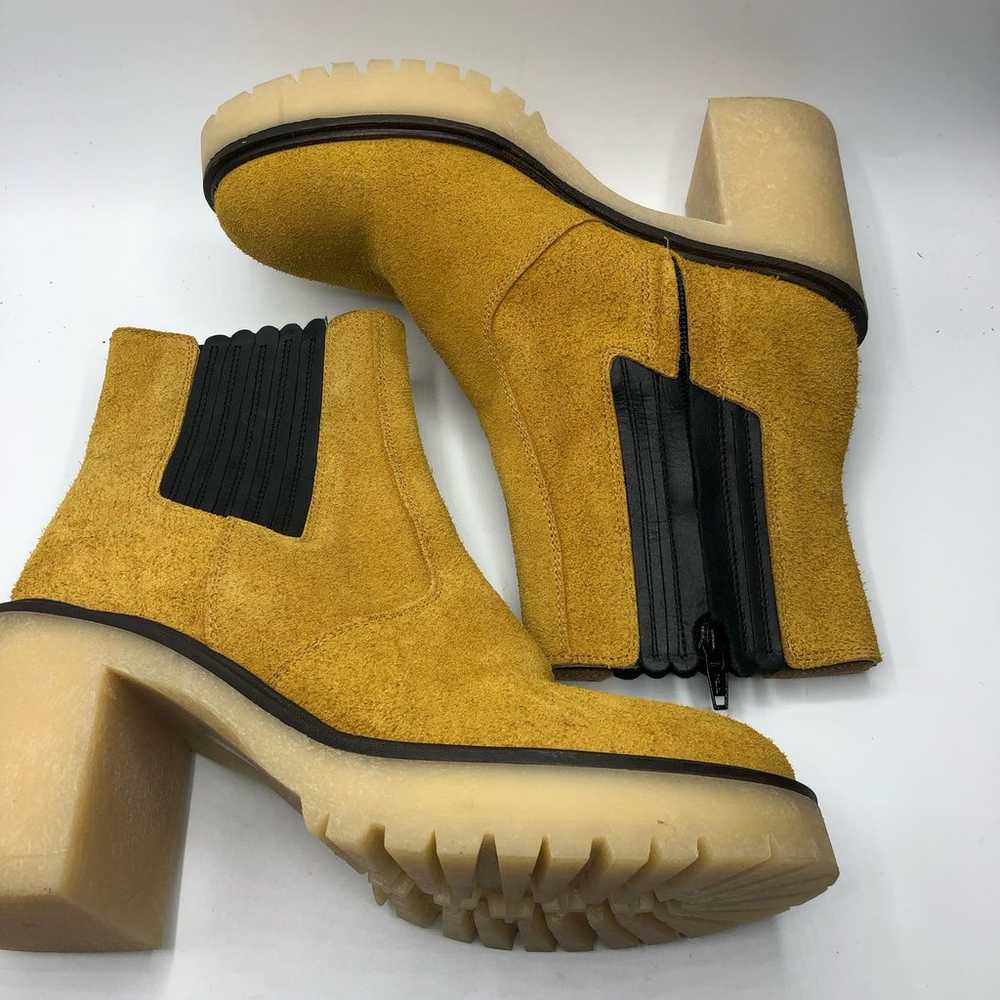 Free People James Chelsea Suede Boots Mustard Siz… - image 2