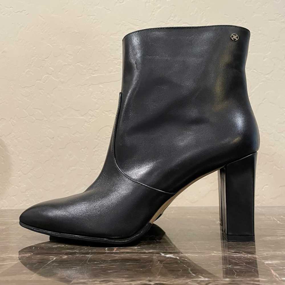 NEW Capezzani Black Italian Leather Ankle Boots - image 1