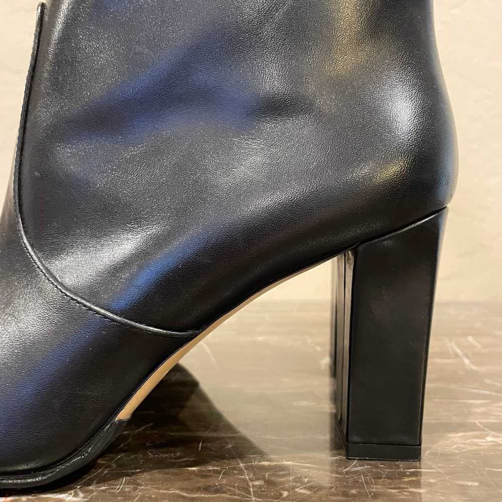 NEW Capezzani Black Italian Leather Ankle Boots - image 3