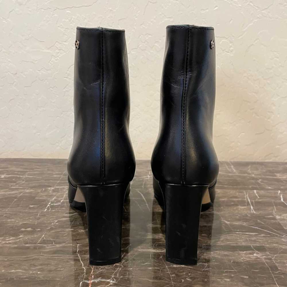 NEW Capezzani Black Italian Leather Ankle Boots - image 8