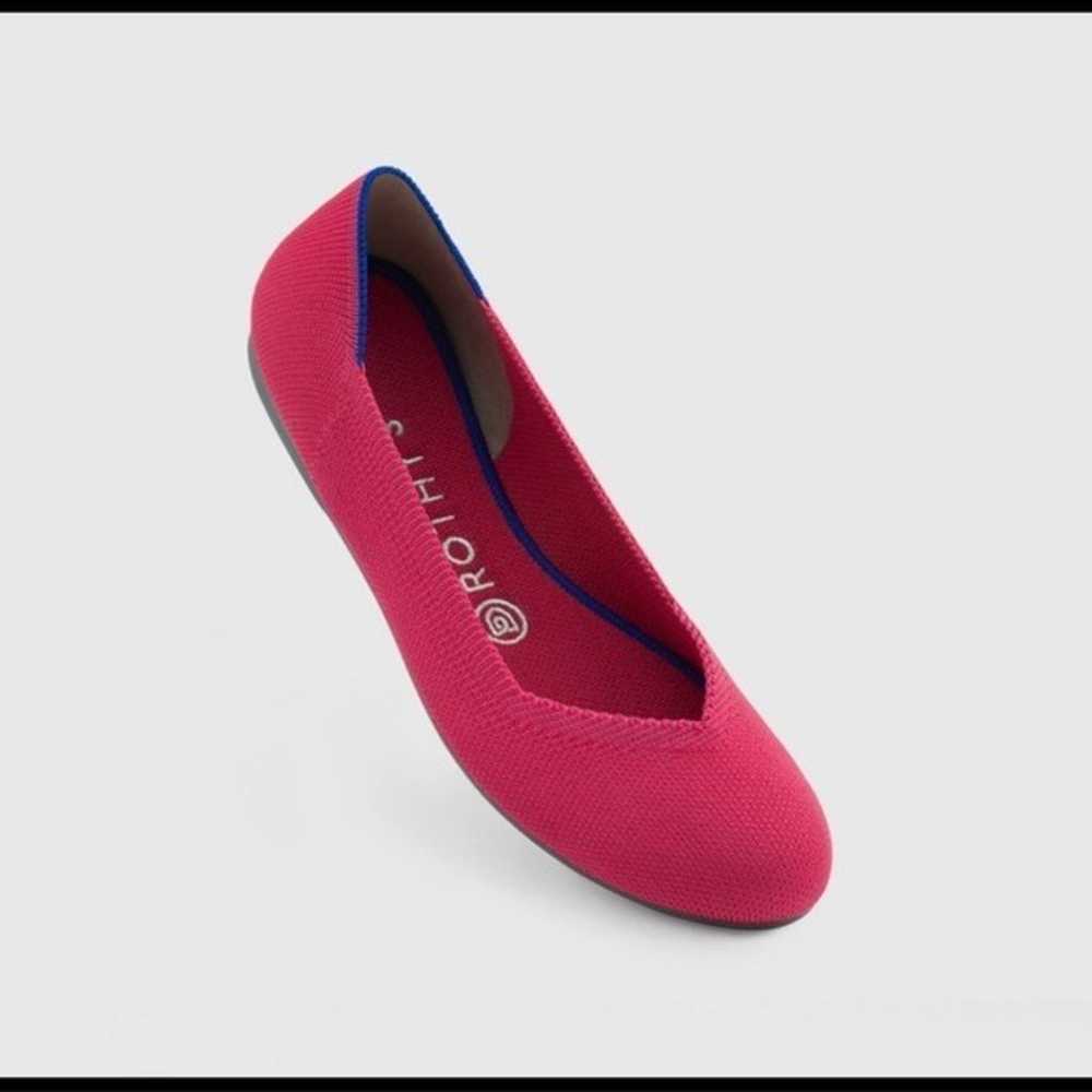 Rothy’s Hot Pink Round Toe Flats Size 6 - image 2