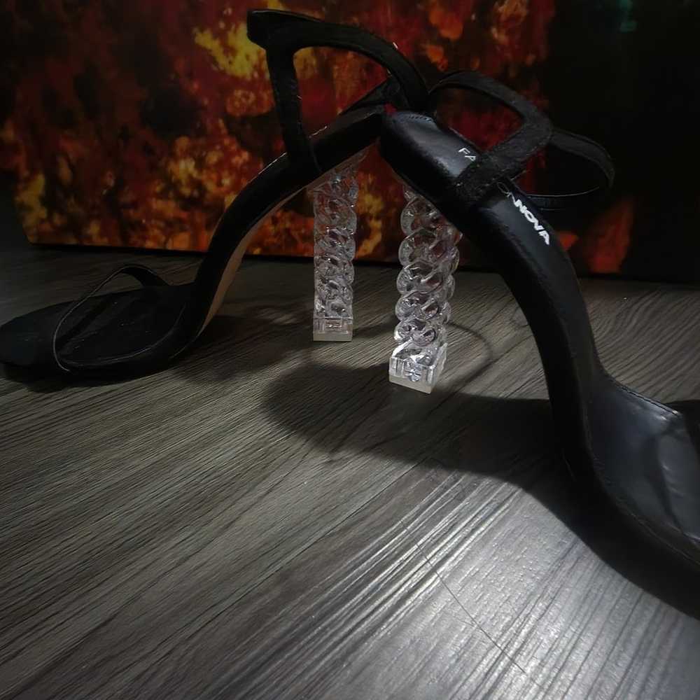 Black Strappy Heels - image 7