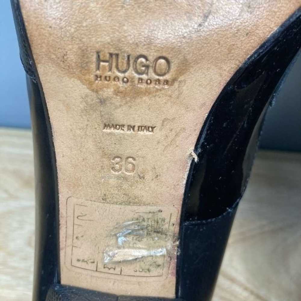 Hugo Boss, Mixed Media Patchwork Pumps Suede, Pat… - image 12