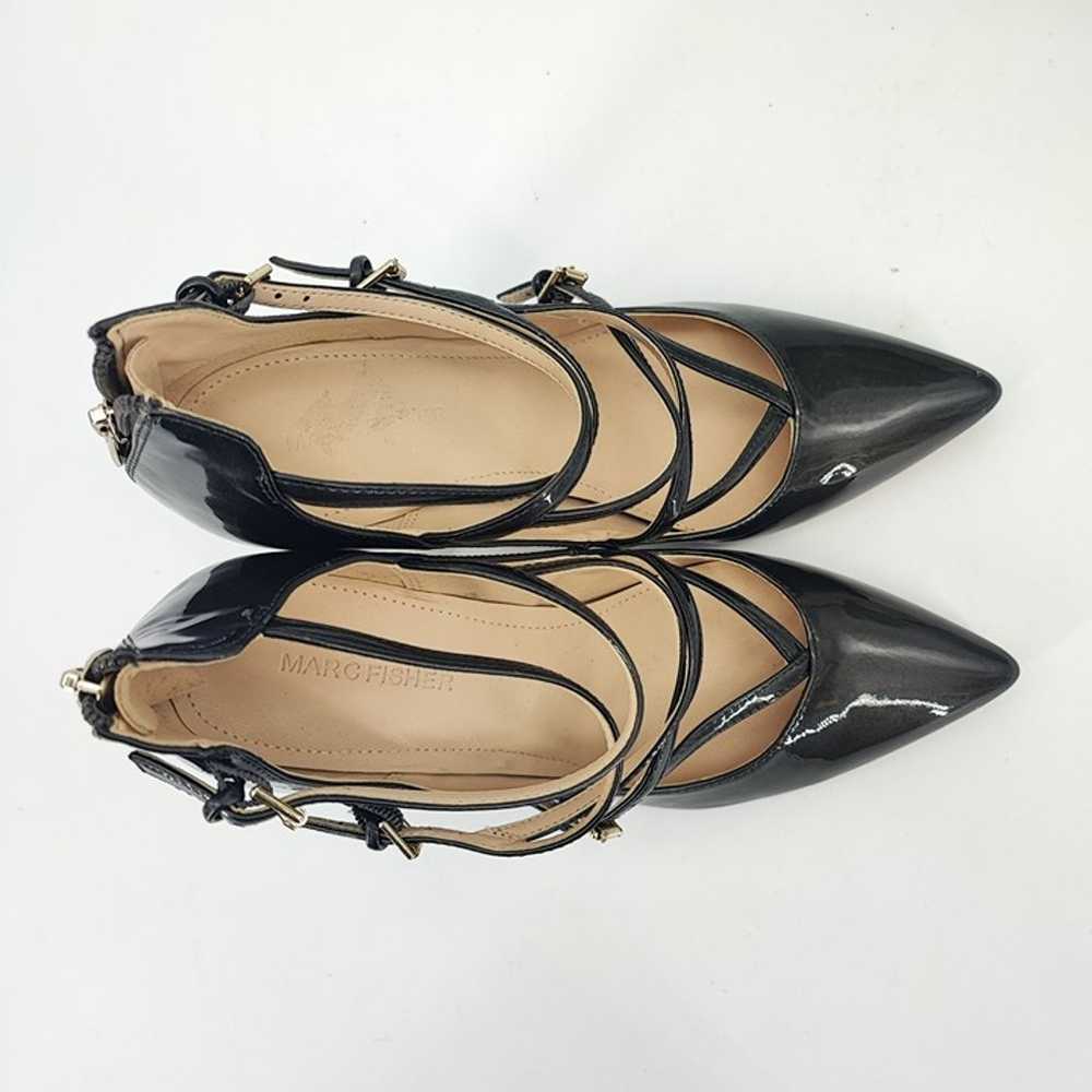 Marc Fisher Woman's Black Faux Leather Pumps High… - image 4