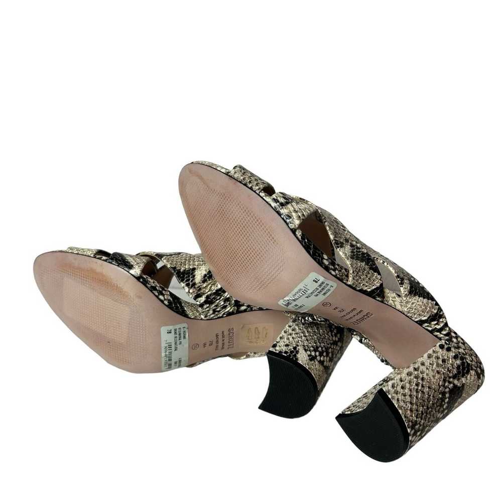 Schutz women’s Rovane snake print Slide pumps ope… - image 8