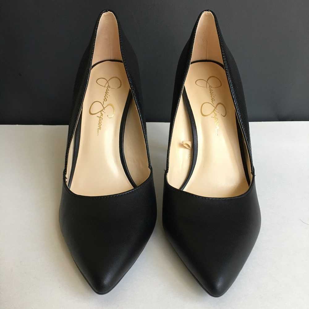 Jessica Simpson Anyelin Heels Black 8.5 Pump Poin… - image 2