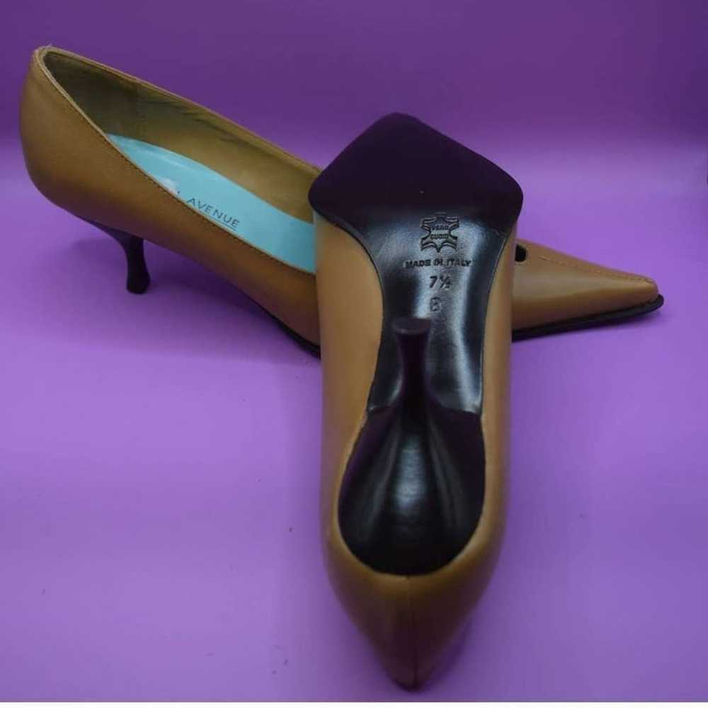 NWOB Saks Fifth Avenue Carmel Leather Pointed Toe… - image 5