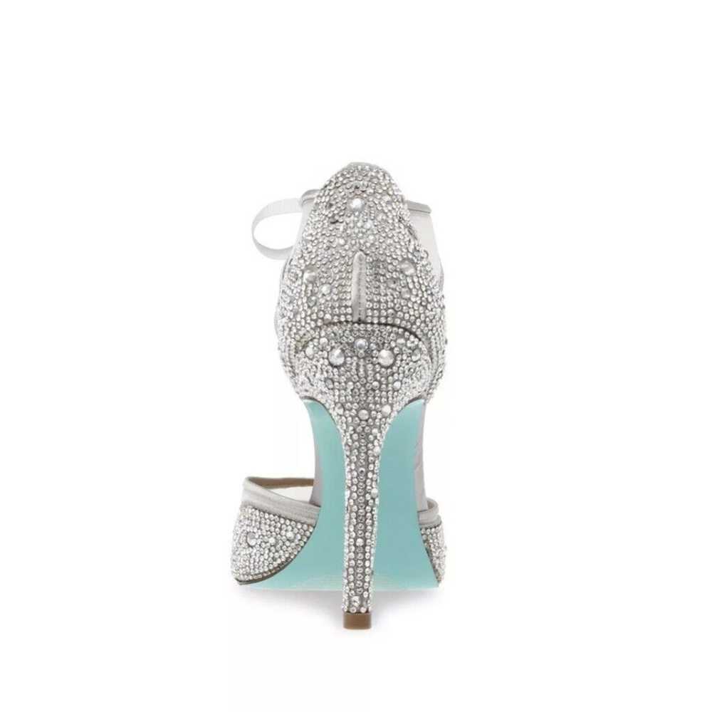 Betsey Johnson SB-Iris Women's Heels Silver Bedaz… - image 3