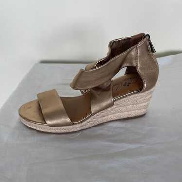 Patricia Nash Rubia Leather Espadrille Wedges