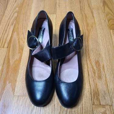 BeautiFeel Size 9 Black Leather Mary Jane Pumps - image 1