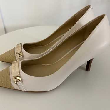 Coach shoes heels white women’s 7 - image 1