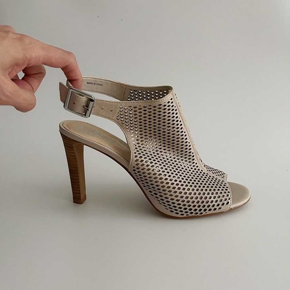 NEW Vince Camuto Size 9 Perforated Nude Heels - image 1