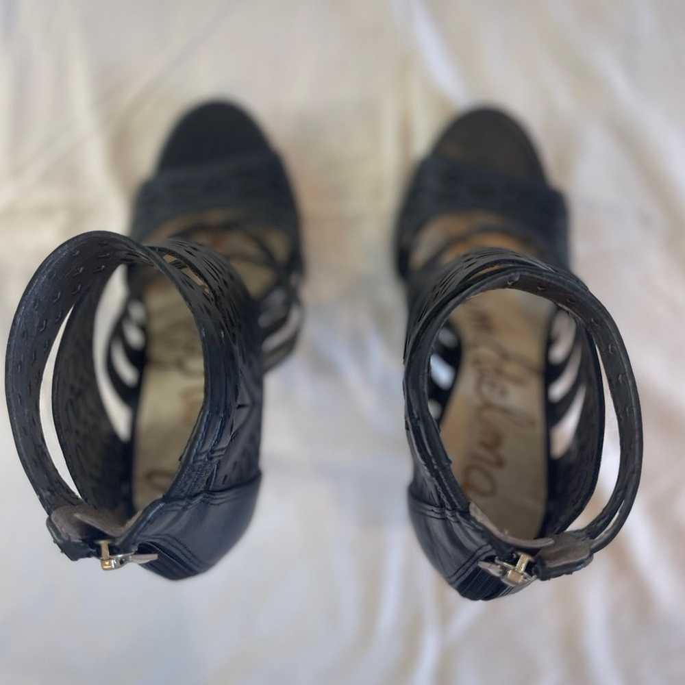 Sam Edelman Strappy Stiletto Heel In Black Size 6 - image 9