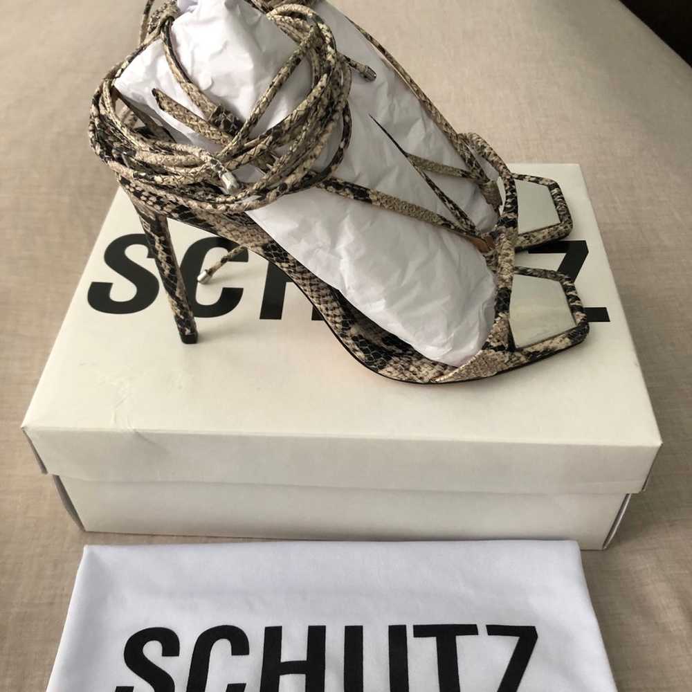 Schutz Stiletto￼ Lace up - image 5