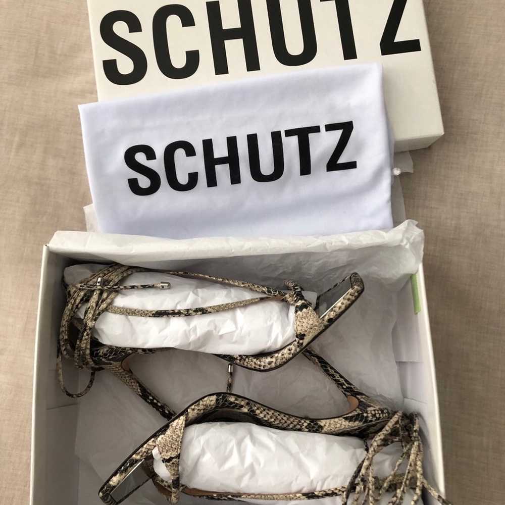 Schutz Stiletto￼ Lace up - image 6