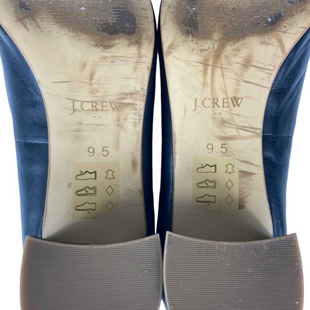 J. Crew Anya Leather Block Heels - image 7
