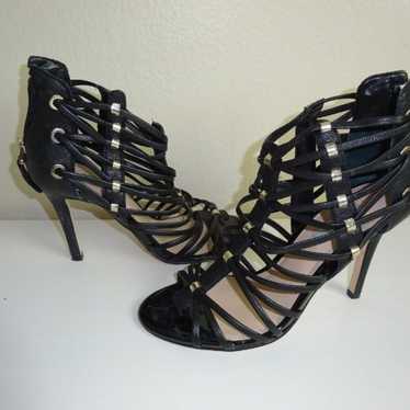 Black strappy heels Guess Size 7