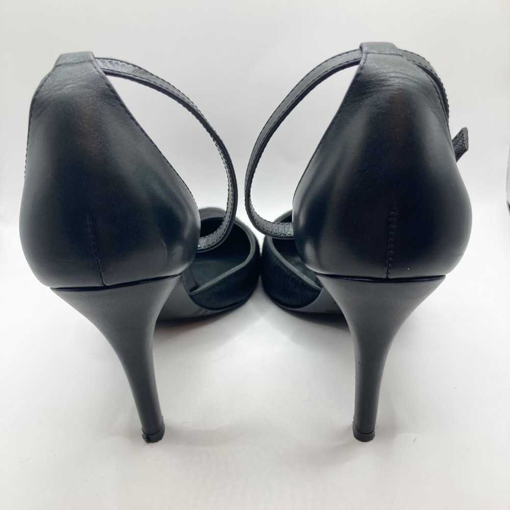 Brooks Brothers Heels Calf Fur Shoes Black Pumps … - image 6