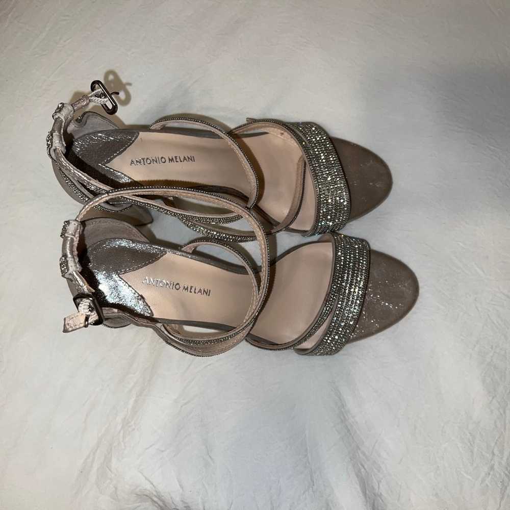 Antonio Melani Silver heels - image 3