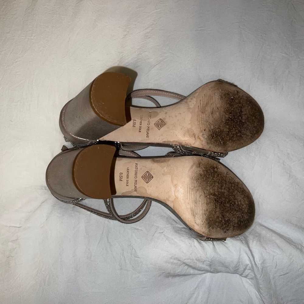 Antonio Melani Silver heels - image 4