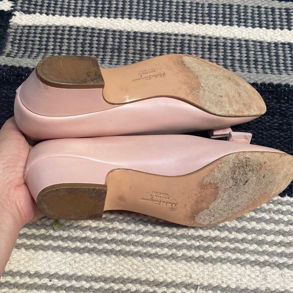 Salvatore Ferragamo Pale Pink Carla Pump Shoes Si… - image 10
