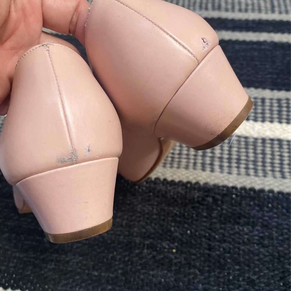 Salvatore Ferragamo Pale Pink Carla Pump Shoes Si… - image 9