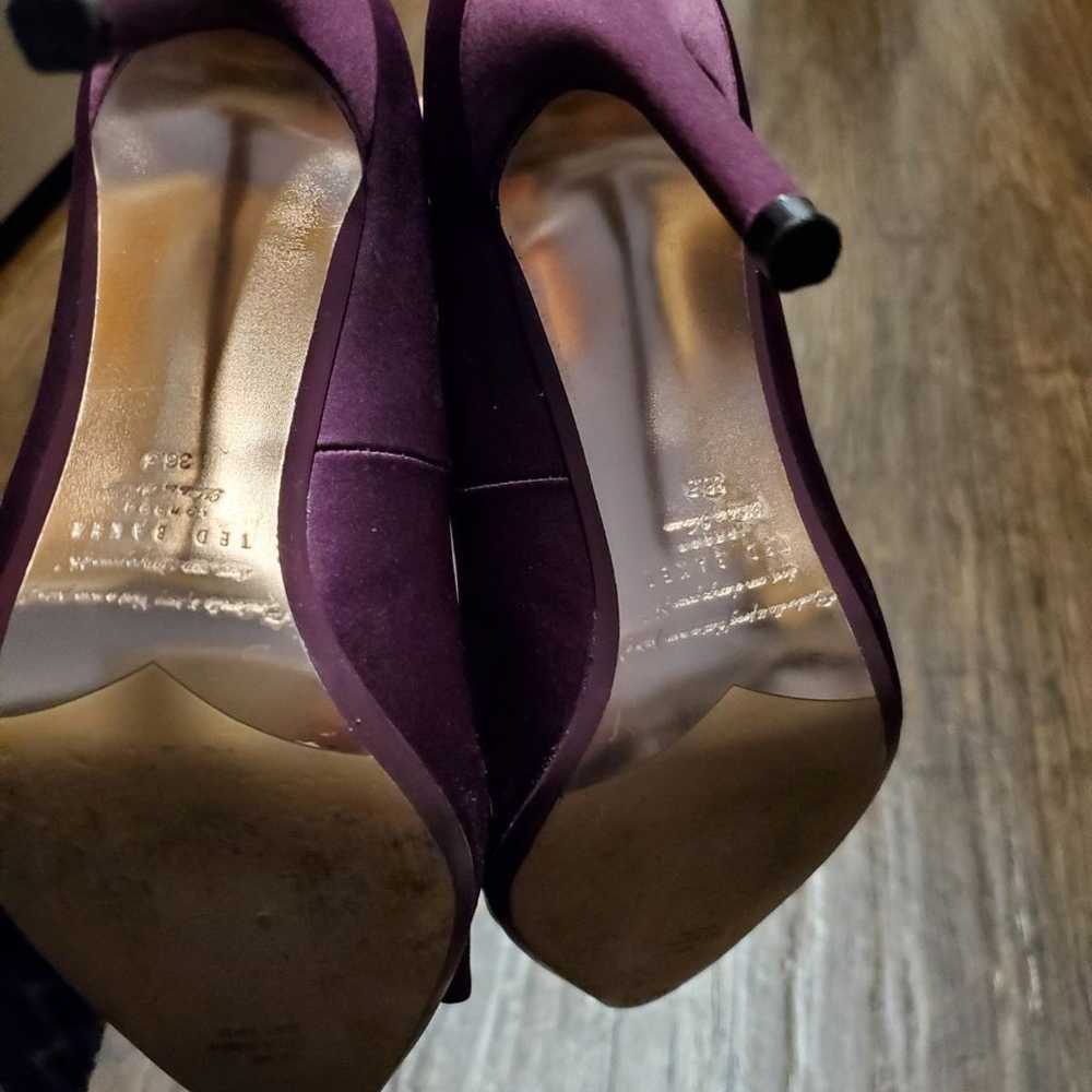 Ted Baker purple bow heels. - image 4