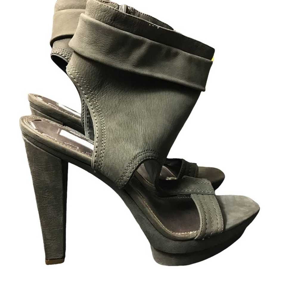 Rachel Roy Olive Green Fabienne Ankle Platform He… - image 9