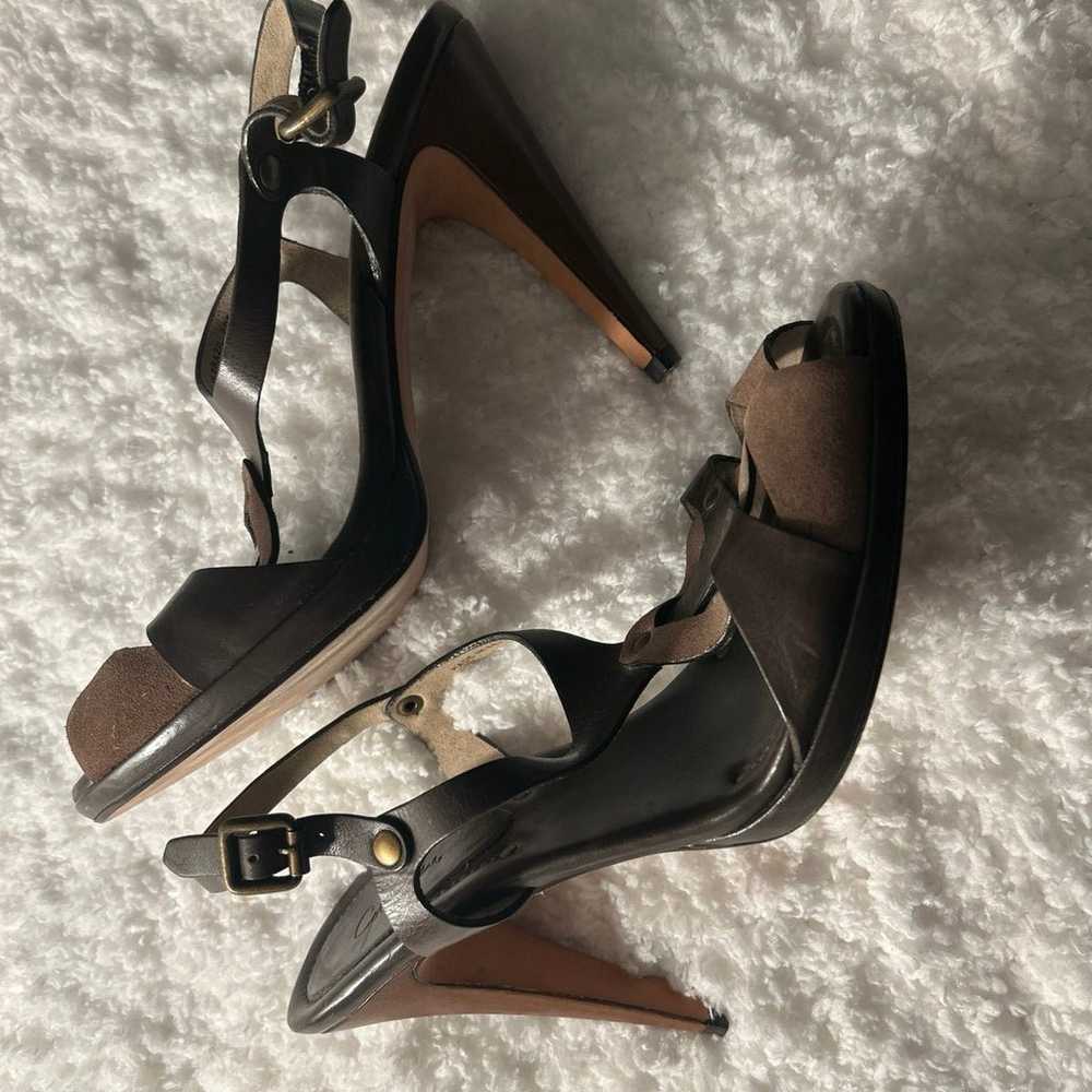 Cole Haan Brown Leather & Suede Sandals/Heels - image 3