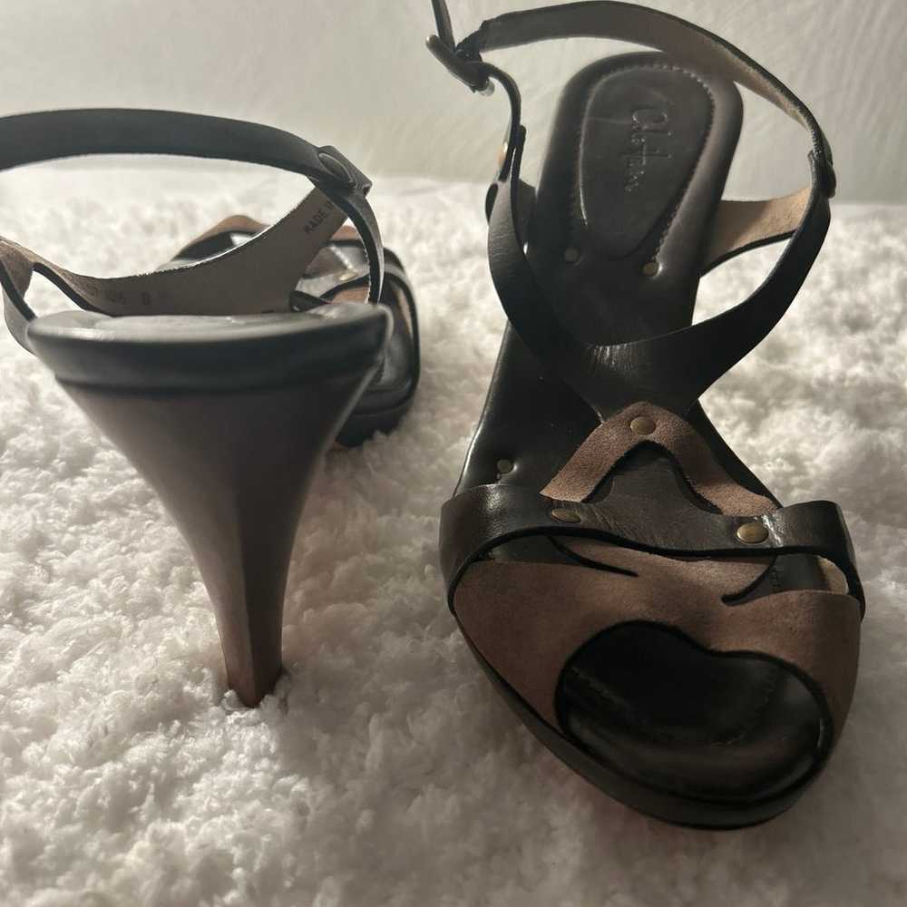 Cole Haan Brown Leather & Suede Sandals/Heels - image 5