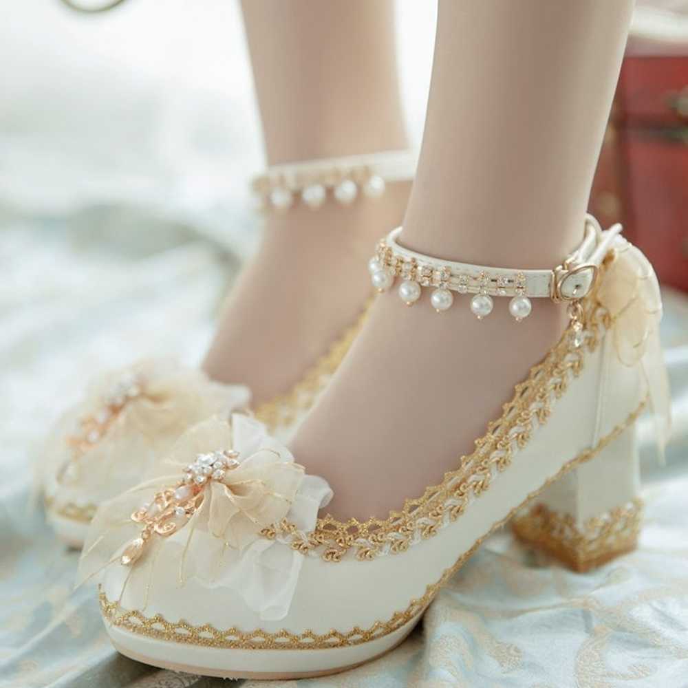 Elegant Lolita style shoes - image 2