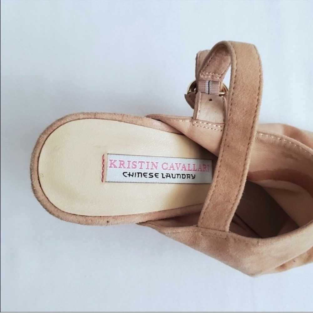 Chinese Laundry Kristen Cavallari Tan Block Heels - image 5