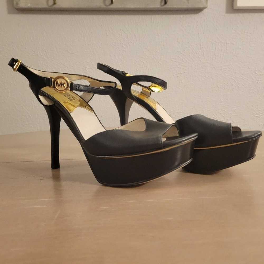 Michael Kors Strappy Heels Sz 7 - image 1