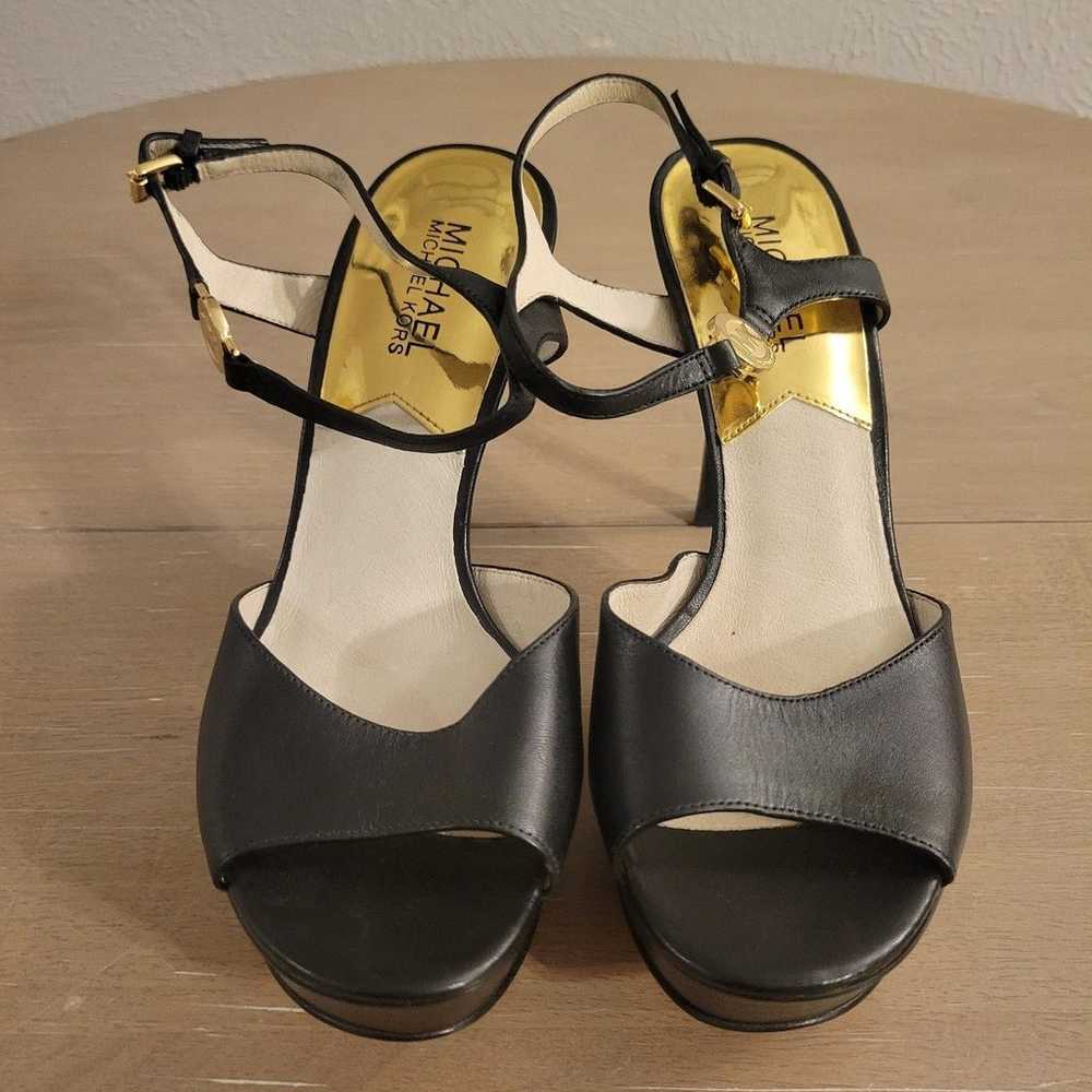 Michael Kors Strappy Heels Sz 7 - image 3