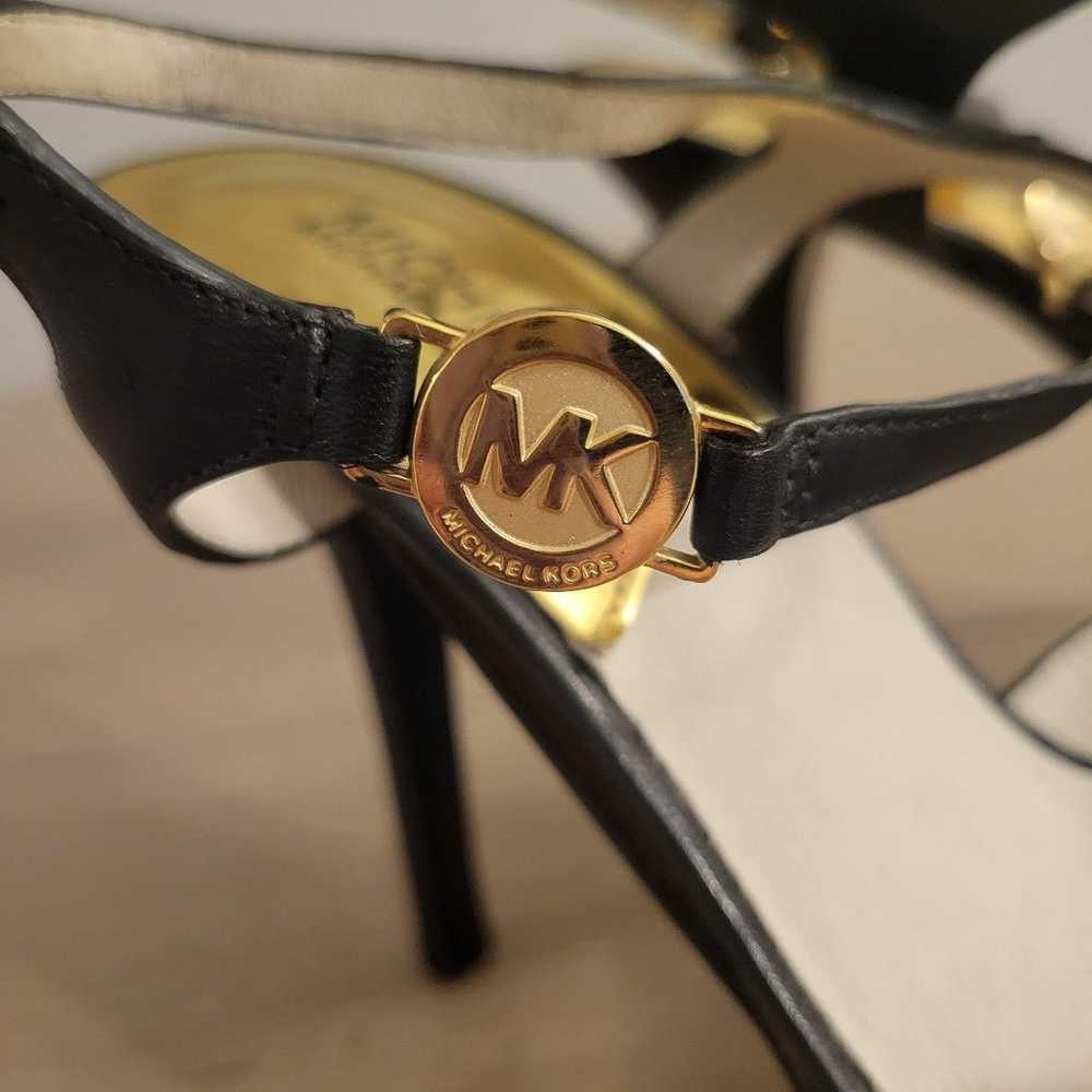 Michael Kors Strappy Heels Sz 7 - image 6